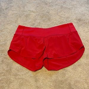 Lululemon speed shorts